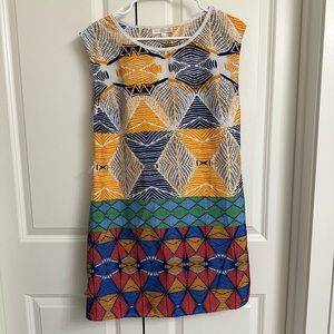 Jealous Tomato Women’s Eccentric Vintage Multicolored Dress Size Medium